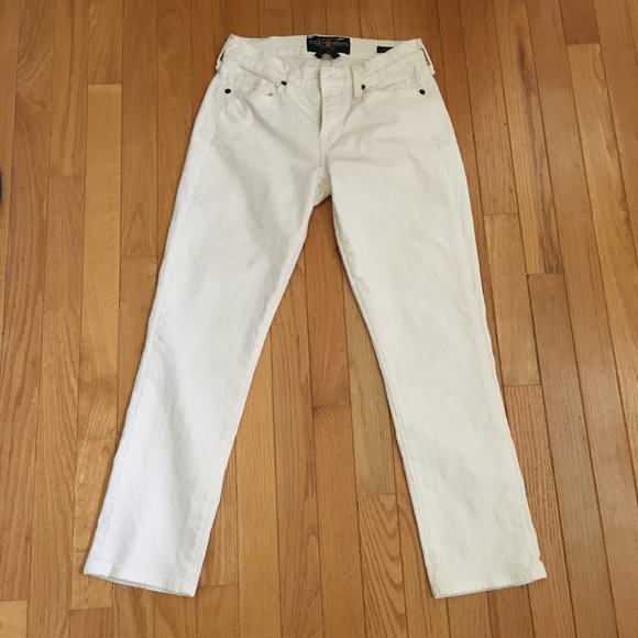 Lucky Brand White Sofia Jean Capri Size 26/2 - Picture 2 of 13